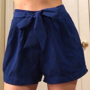 Forever21 Royal Blue Dress Shorts